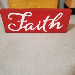 Faith Wooden Sign